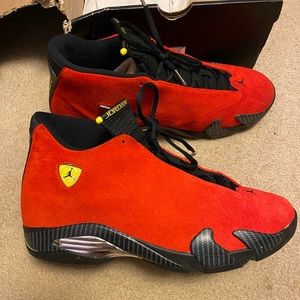 Jordan Ferrari Red Sneakers